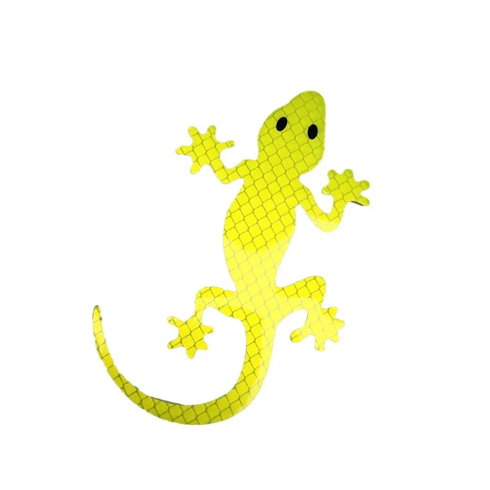 Gecko Ящерица Светоотражающая наклейка для автомобиля Безопасность