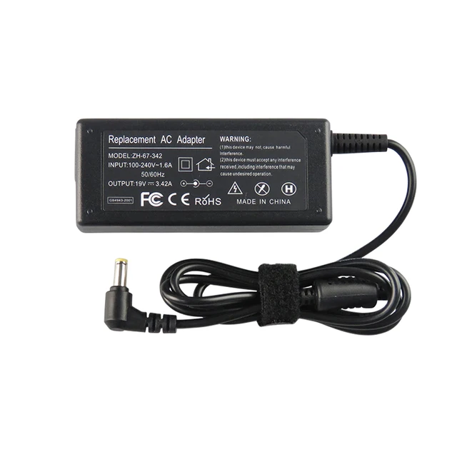 Зарядное устройство для ноутбука 19 в, а, 65 Вт для Chicony, для ACER Gateway MS2285 MS2274 NV78 CPA09-A065N1 A065R035L, адаптер переменного тока 2