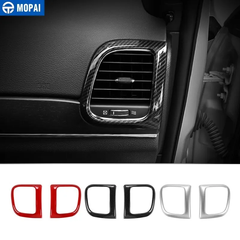 

MOPAI Car Center Control Air Conditioner Vent Outlet Decoration Cover for Jeep Grand Cherokee 2017 Up Car Accessories Styling