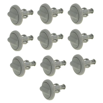 

10 PCS Grey Plastic Parcel Shelf Clip Early Type End For Nissan Juke 799161KA3A