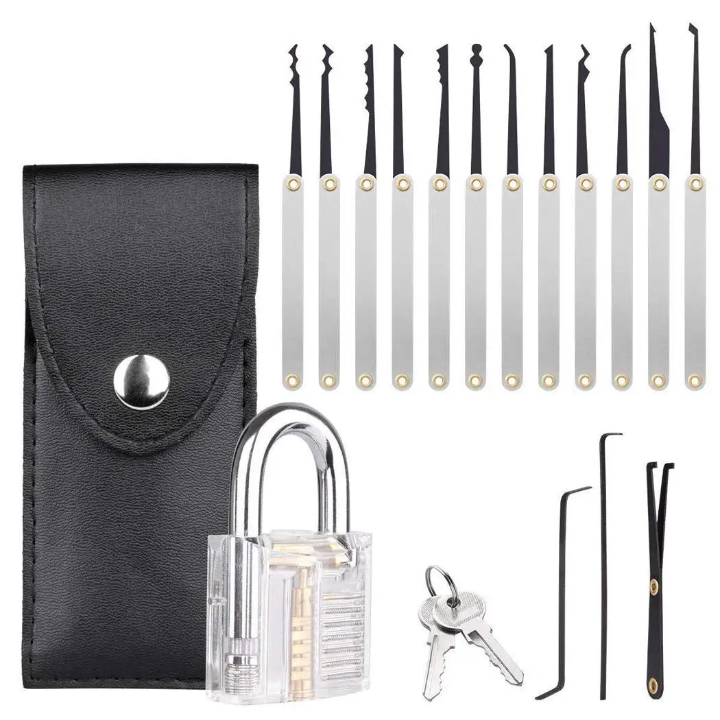 

Professional Practice 15 Piece Multi-Tool Unlocking Training practice tools, convenient to use. Kit Skill