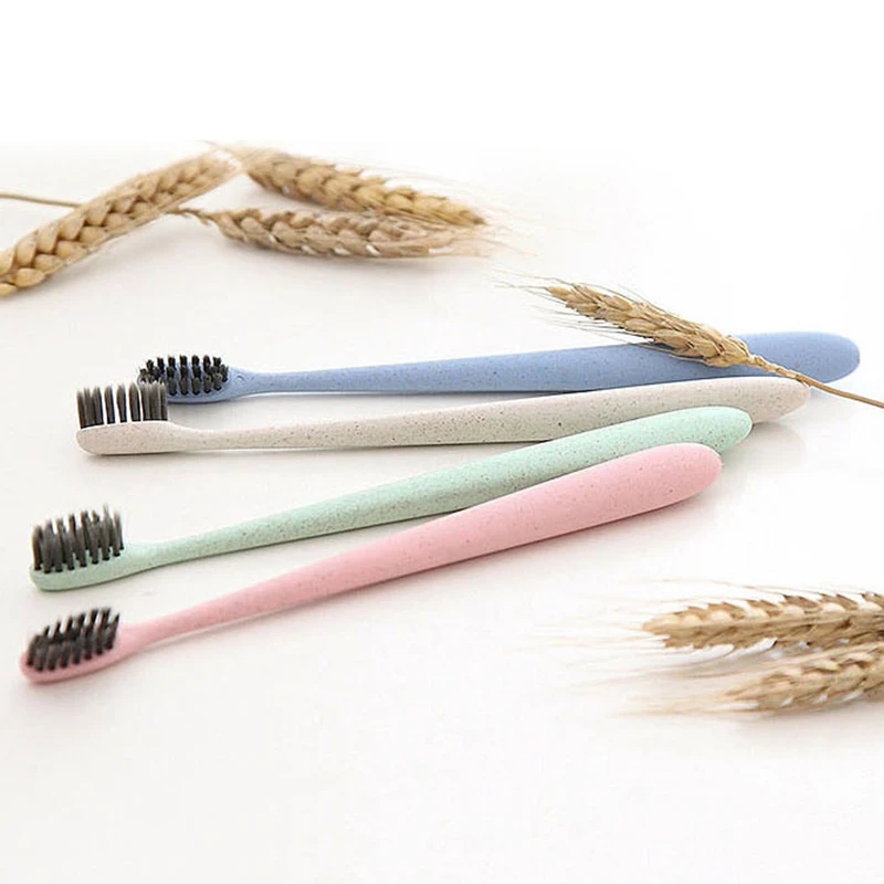 2018 Portable Travel Toothbrush Bamboo Charcoal Toothbrush Tongue Cleaner For Kids And Adults Wheat Straw Handle Soft 2018 Portable Travel Toothbrush Bamboo Charcoal Toothbrush Tongue Cleaner For Kids And Adults Wheat Straw Handle Soft