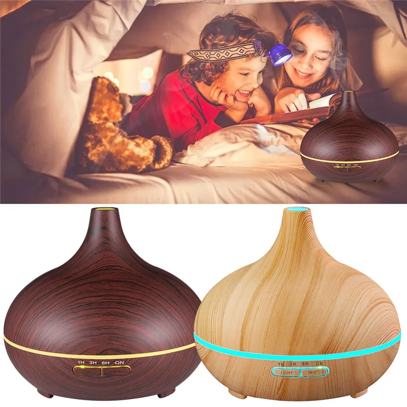 

Essential Oil Diffuser Aroma Cool Mist Humidifier with Waterless Auto Shut-off and 7 Color LED Light and BPA Free D25