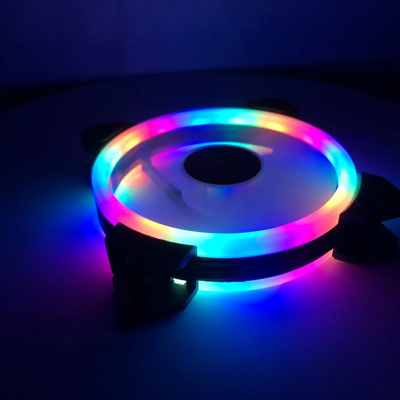 DC 12V охладитель воды Охлаждающие вентиляторы Led 120 мм солнечное затмение шасси