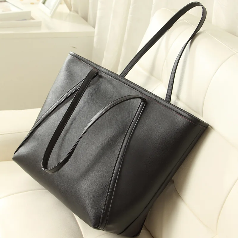 

PU Woman Bag 2019 Ma'am Single Shoulder Bag Concise Joker Will Capacity Woman Handbags Tide Shopping Bag