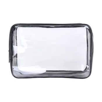 

1pc Makeup Bag Portable PVC Transparent Water-proof Toiletry Bag Makeup Pouch Cosmetic Bag Wash Bag for Travel Holidays Camping
