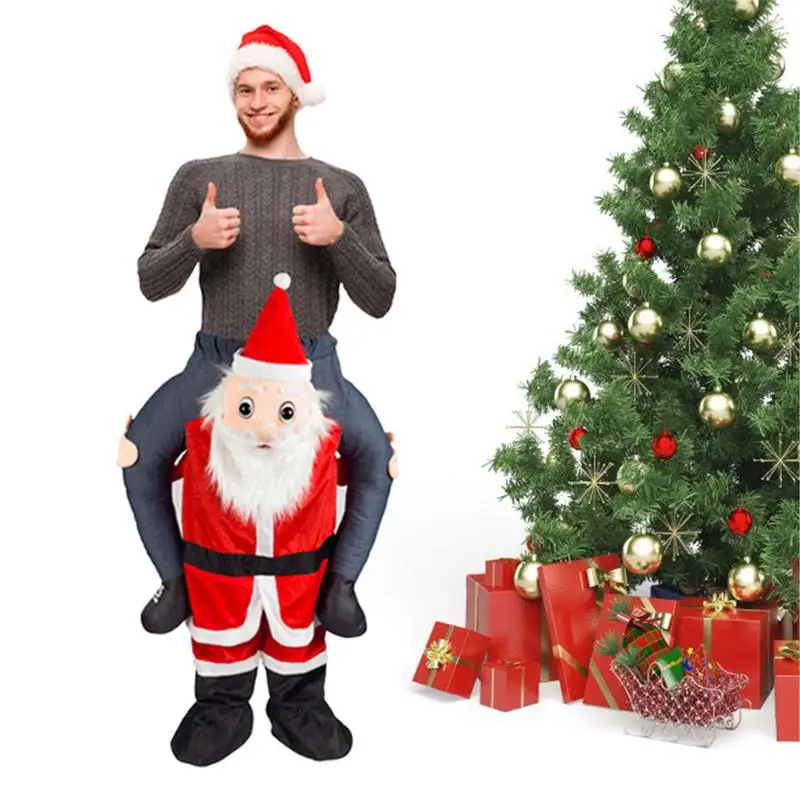 Funny Santa Claus Costume Father Christmas Ride Me Piggyback Adult Xmas Clause Clothes Props Christmas Decorations For Home
Funny Santa Claus Costume Father Christmas Ride Me Piggyback Adult Xmas Clause Clothes Props Christmas Decorations For Home