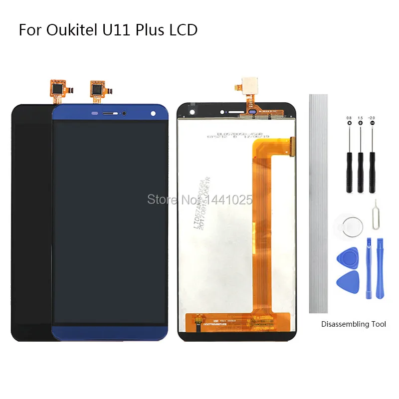 

Display Screen Replace for Oukitel U11 Plus LCD Touch Screen 5.7 inch black white blue for Oukitel U11 Plus Touch Screen