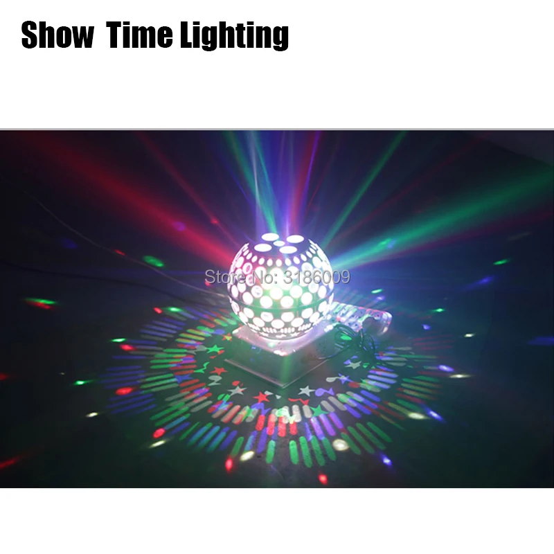 SHOW TIME LED Crystal Magic UFO light rotate Lantern light Professional
