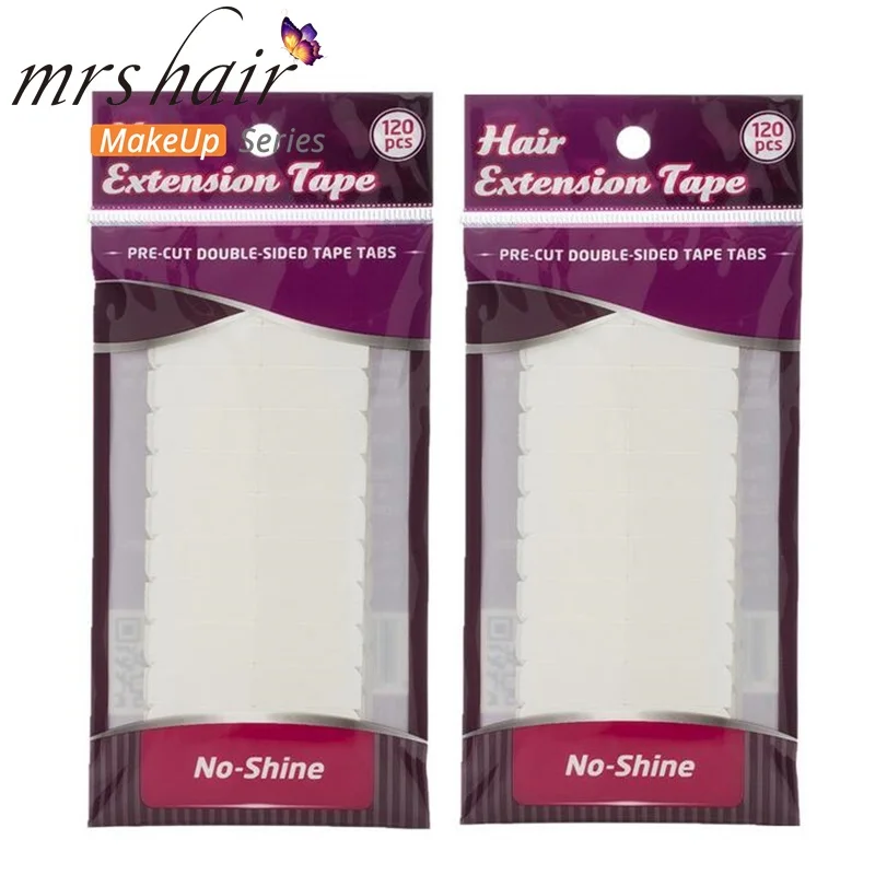 10 sheets no shine ape hair adhesive pieces for lace wig for replacement adhesive with super glue for tape weft hair mrshair