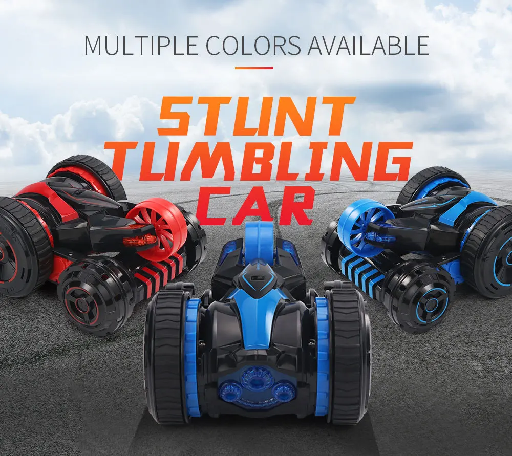 

JJRC Q49 ACRO Aikeer Stunt Car One-button Deformation Flip Cool Light 360 Degree Rotating Double-sided RC Car