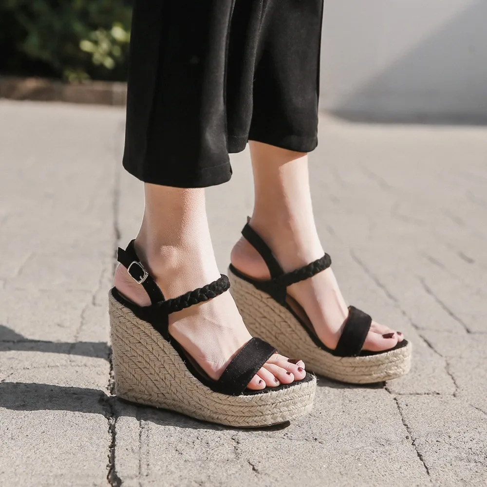 

Bottom Slope With High With Waterproof Platform Woman Sandals