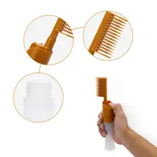 Профессиональные салонные для волос диспенсер для краски бутылка расческа раскраска бутылка для покраски расческа аппликатор раскраска волос щетка для укладки инструмент