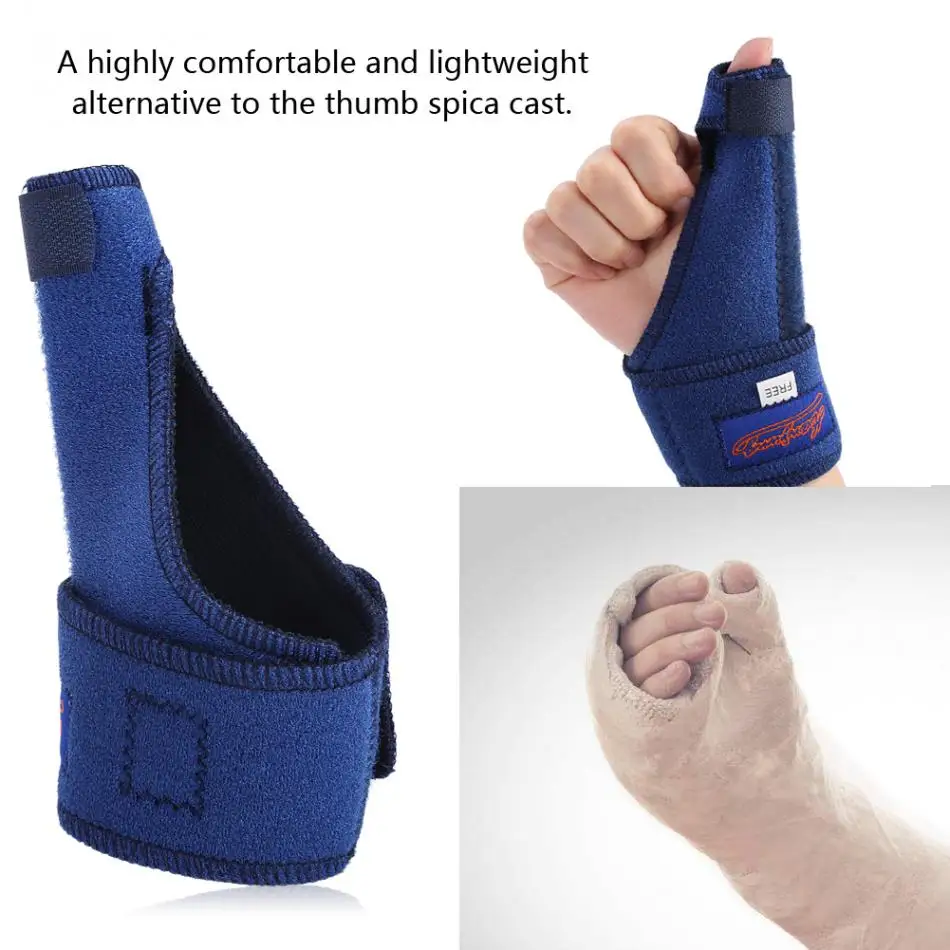 Adjustable Medical Thumb Splint Fracture Finger Splint Hand Support Recovery Brace Protector Injury Aid Stabilizer Guard Tool a