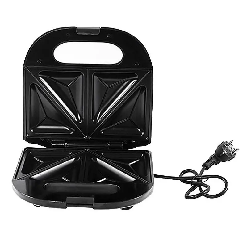 

220V Electric Waffles Maker Stainless Steel Non-stick Household Egg Frying Pan Sandwich Makers Bread Oven DIY Breakfast Machine