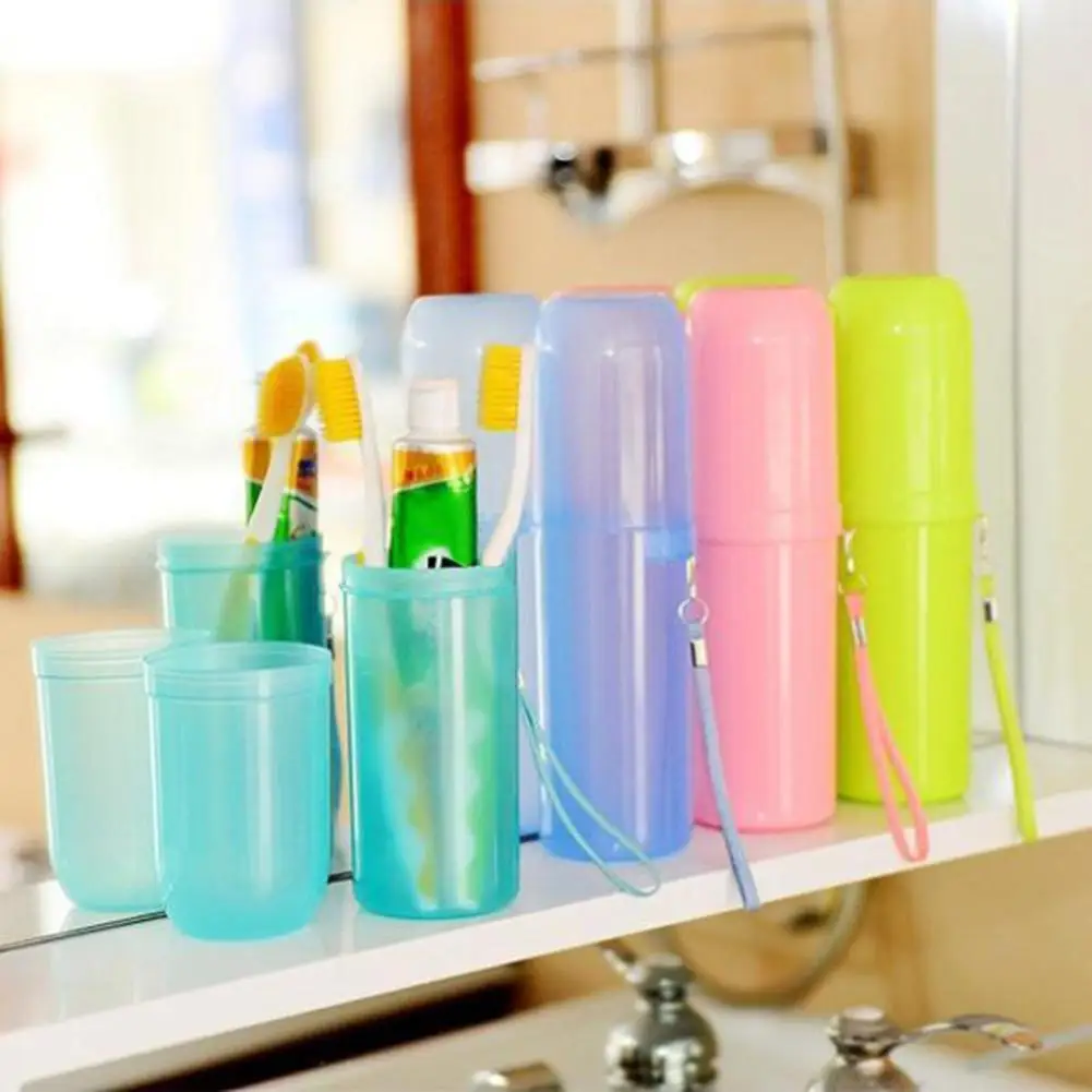 

1Pc Outdoor Hiking Camping Tooth Brush Storage Case Travel Toothpaste Holder Storage Boxes & Bins