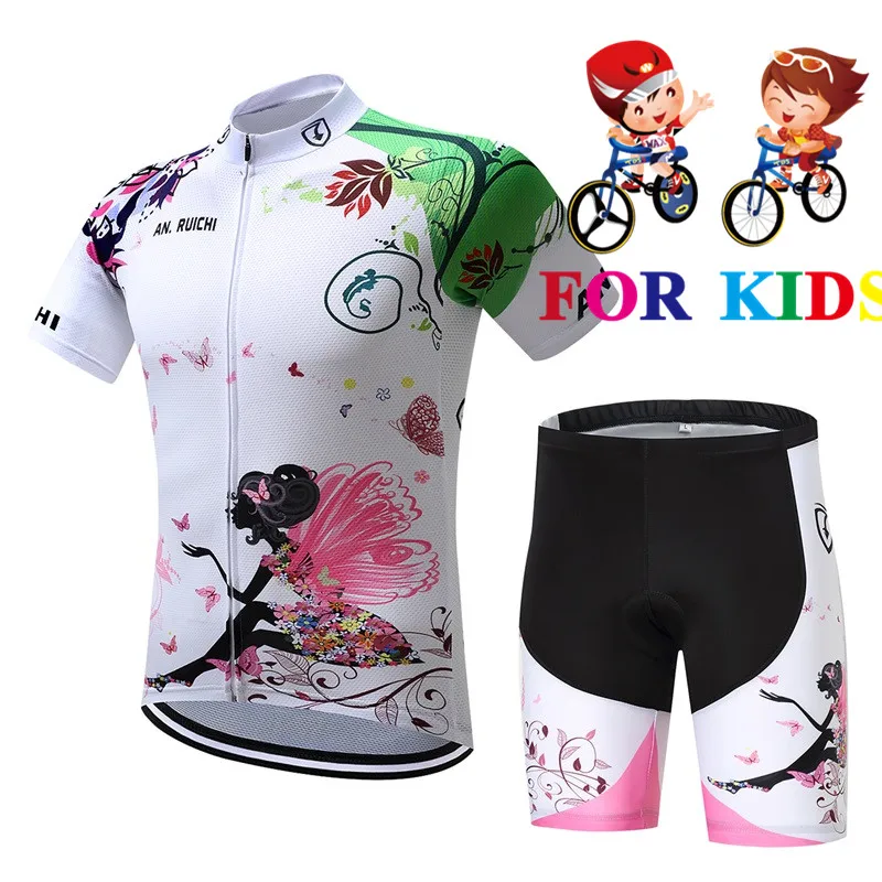 Детские Майки для езды на велосипеде, летние топы для девочек и мальчиков с короткими рукавами, одежда для велоспорта, дышащие Джемперы для езды на горном велосипеде для детей