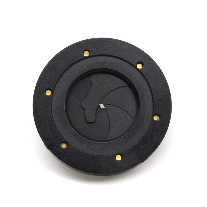 Amplifying 0-11.7 mm Zoom Optical Iris Diaphragm Aperture Condenser 14 Blades for Digital Camera Lens Microscope Diameter 23.2mm