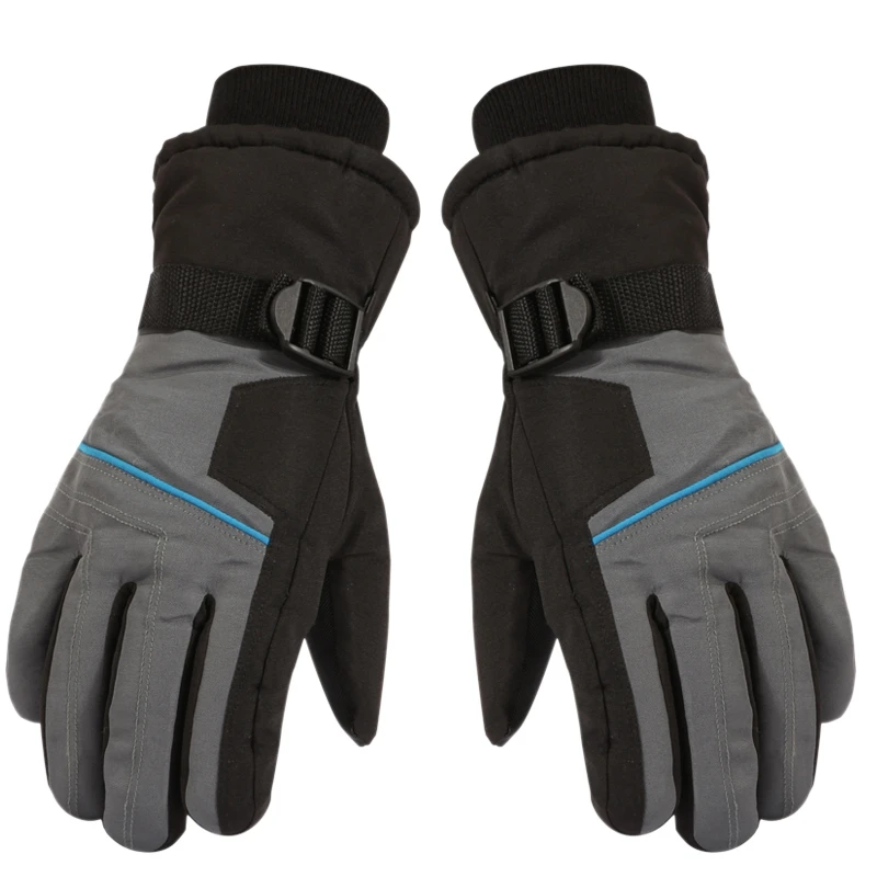 Extra Thick Ski Gloves Winter Snow Outdoor Sport Men Warm Snowmobile