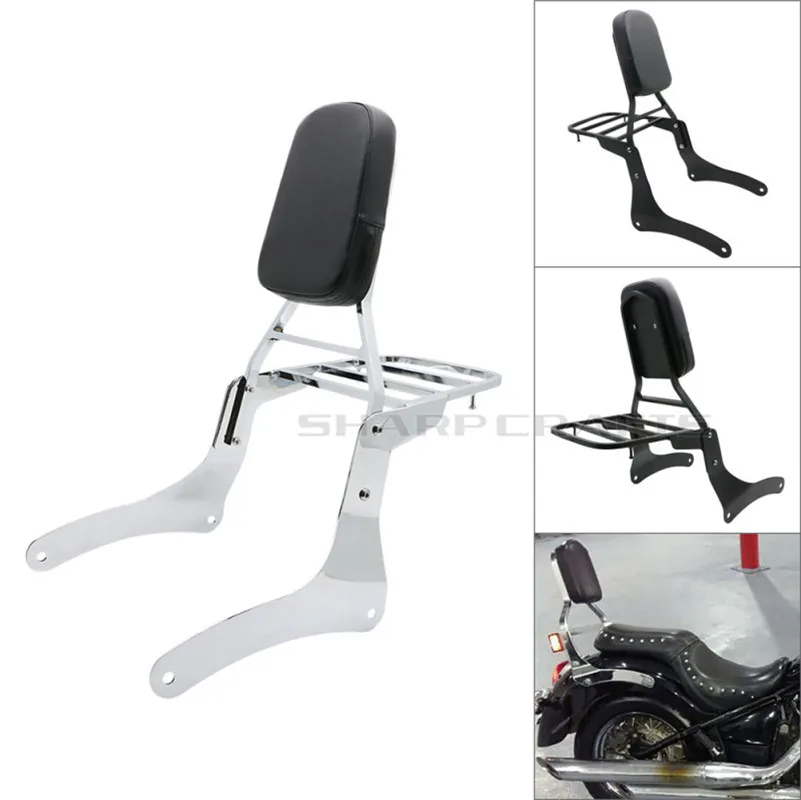 

Passenger Rear Luggage Rack Support Holder Saddle bag Cargo Shelf Bracket Backrest Sissy Bar For Kawasaki Vulcan VN 900 VN900