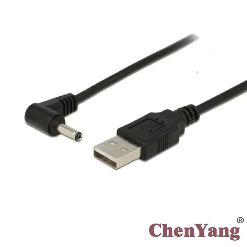 Zihan под прямым углом 90 градусов 3 5 мм 1 35 DC штекер питания баррель 5v to USB 2 0 Мужской