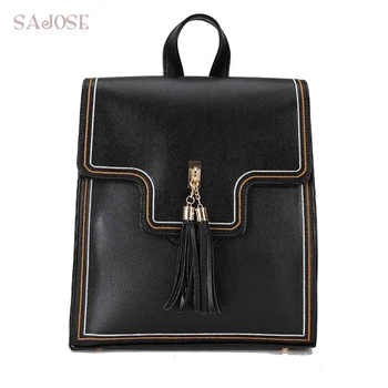 

Fashion Women Backpack 2 Sets PU Leather Women's Backbag School Backpacks For Teenage Girls Ladies Shoulder Compound Bags