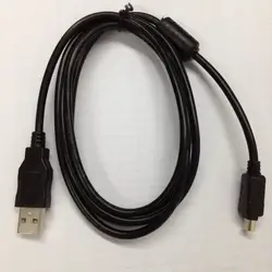 CB-USB5/CB-USB6 12Pin передачи данных питание Кабель с магнитным кольцом для Olympus цифровой камера Черный 1,5 м