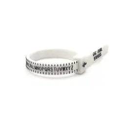 Великобритания Стиль кольцо DIY шаблонное кольца измерительный инструмент для ювелирных изделий Размер r Калибр для мужчин женщин дети