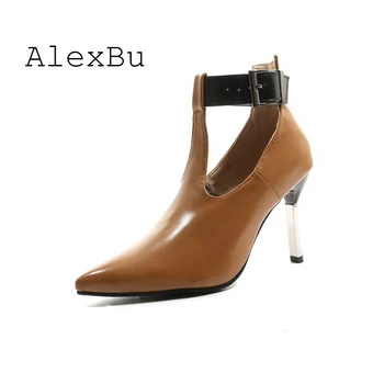 

AlexBu 2019 Fashion Woman Stilettos New Pointed Toe Woman Sexy High Heel Shoes Ladies Elegant Dress Shoe Classic Luxury Brand