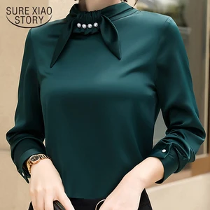Fashion Woman Blouse Spring Women Blouse Long Sleeve Chiffon Blouses Shirt Women Tops Plus Size Female Clothes