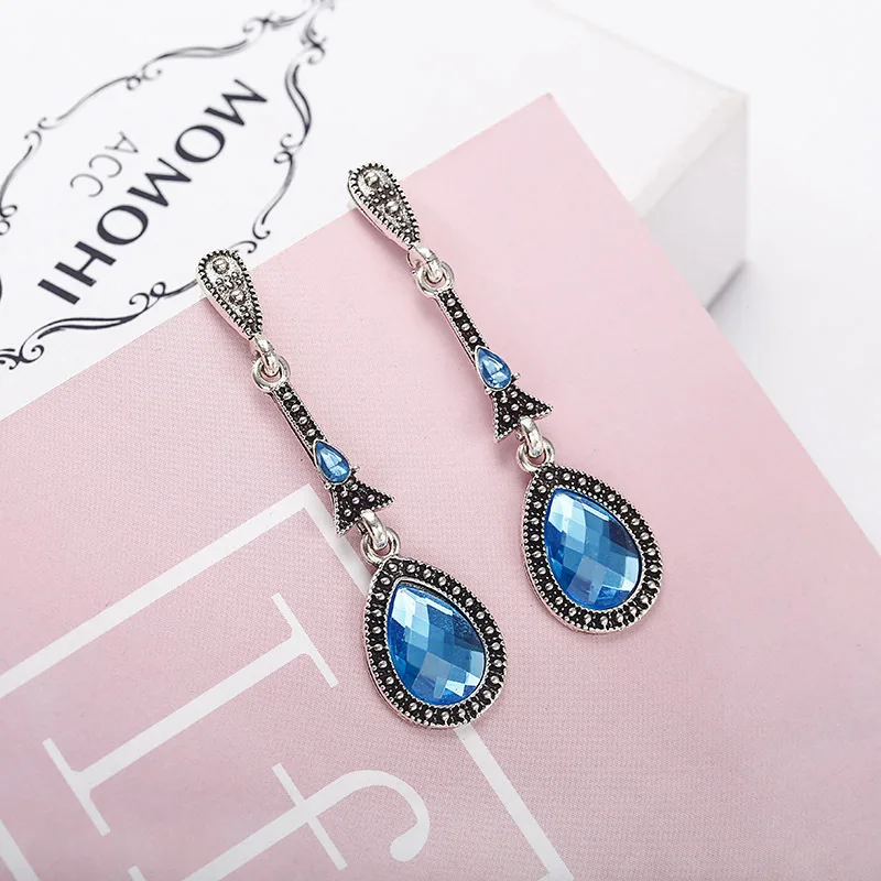 

2019 Earings Brincos Aretes Fashion Popular Contracted The New Wind Restoring Ancient Ways Alloy With Zircon Earrings Do Old