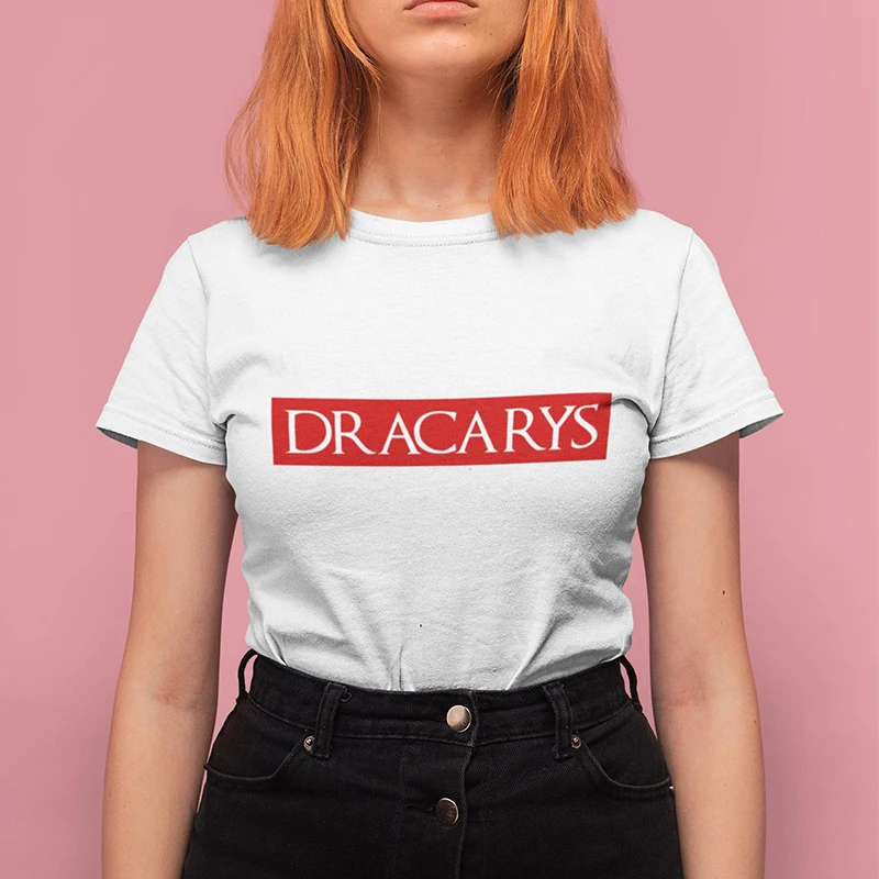 

Dracarys T-shirt Unisex Shirt Clothing Graphic Tees Women Plus Size Tops Harajuku Vintage Funny T Shirts Top