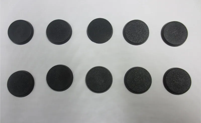 

32mm Resin Model Base Fittings Plastic Model Base 10 Pieces DIY Assembly Kit