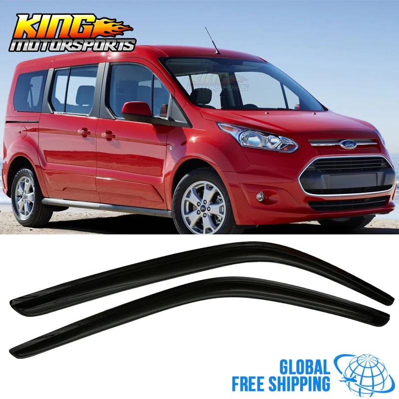 Акриловые оконные козырьки подходят для 14-16 Ford Transit 2 шт. в комплекте глобальная