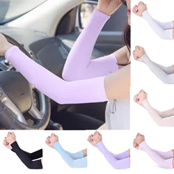 1 Pair Men Women Arm Warmers Summer Solid Color Arm Sleeves Sun UV Protection outdoor Drive Sport Travel Arm Warmers Arm Cover 1 Pair Men Women Arm Warmers Summer Solid Color Arm Sleeves Sun UV Protection outdoor Drive Sport Travel Arm Warmers Arm Cover
