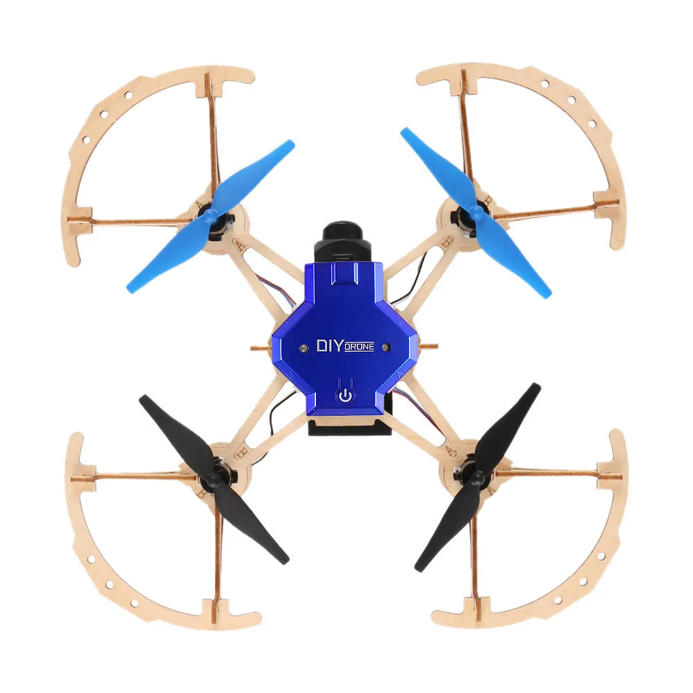 

ZL100 Diy Drone Mini Pocket Racing RC Drone Wooden Quadcopter Mini Drone 2.4ghz Remote Control Diy Toys For Kids