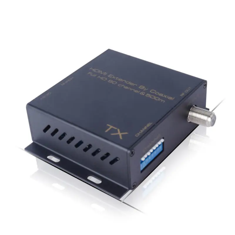 

Koqit HDMI Extender By Coaxial Transmitter HDMI To DVB-T Modulator Digital TV Receiver RF Output 1080P Extender 500m Converter