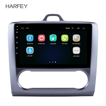 

Harfey 2 DIN 9" Android 8.1 GPS Navigation Touchscreen Quad-core Car Radio For 2004 2005 2006-2011 Ford Focus Exi AT bluetooth