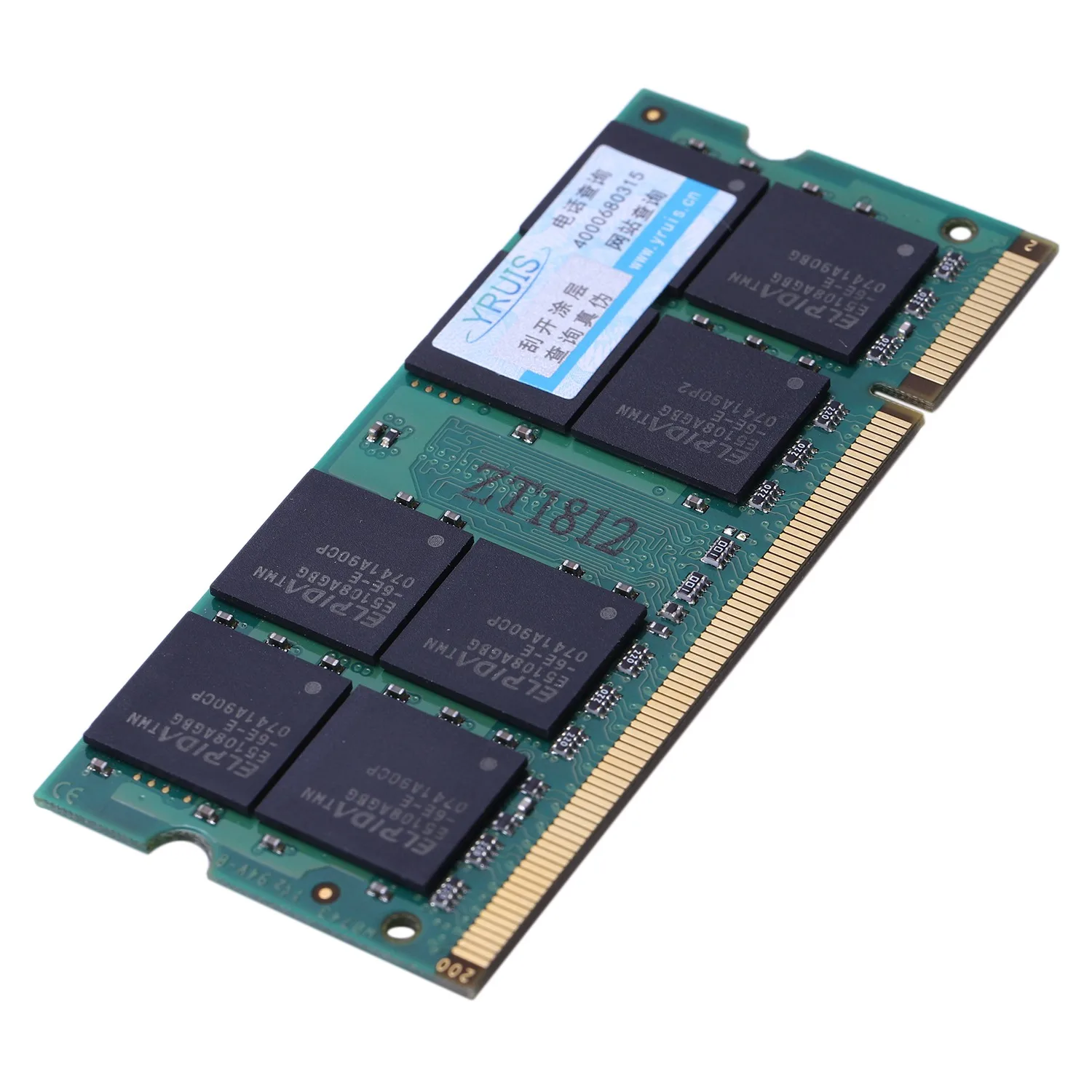 Yruis DDR2 800Mhz Ram Sodimm поддержка памяти ноутбука Memoria Ddr2 notebook(1,8 V