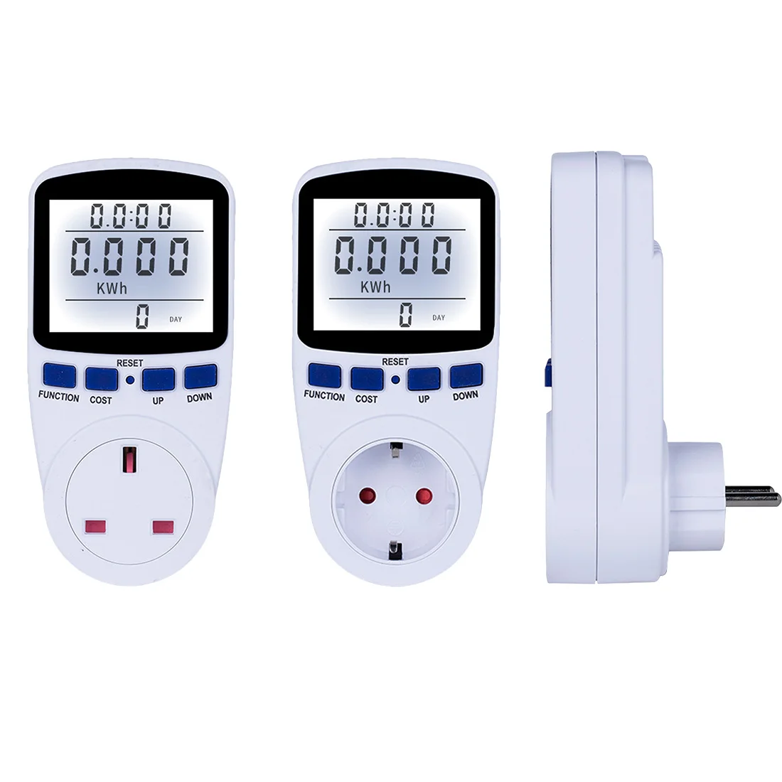 

Digital Energy Meter Wattmeter With Backlight 220V Electronic Power Meter Record Volt Voltage Outlet Socket Meter EU/US/UK Plug