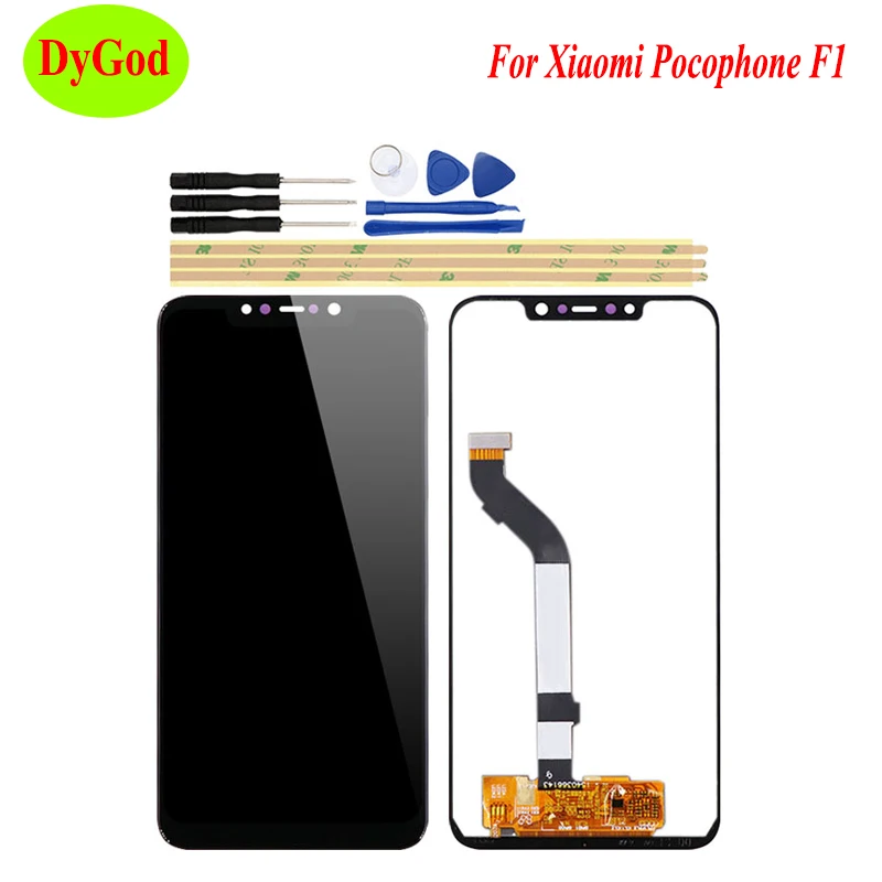 DyGod для Xiaomi Pocophone F1 ЖК-экран сенсорный полный дигитайзер запасная часть + набор