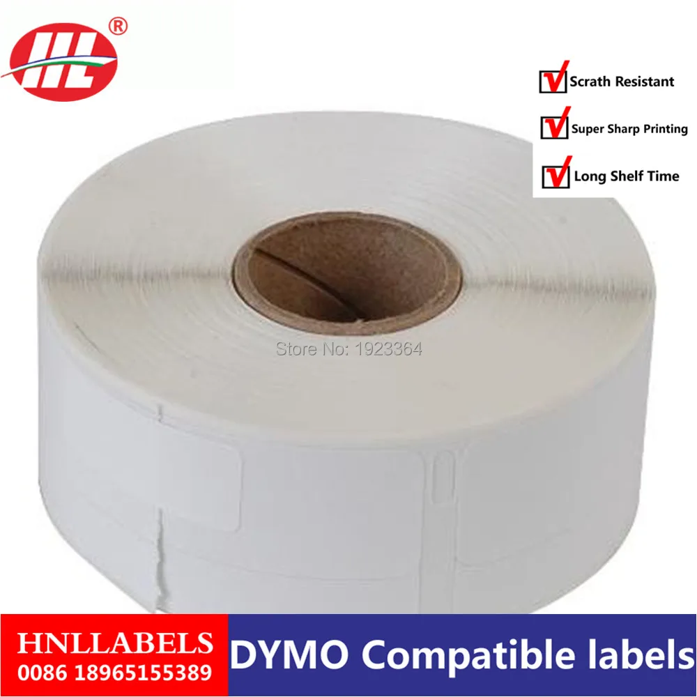 Совместимость с dymo 30327-9/1" x 3-7/16" Белый 1-up File метки папок(dymo roll) etiquetas