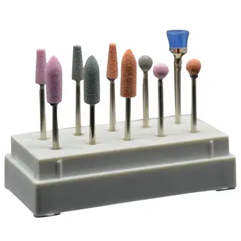 

10pc/set Nail Drill Bit Electric Machine Manicure Rotary Burr Milling Cutter For Manicure Accessory Cuticle Drill Tools