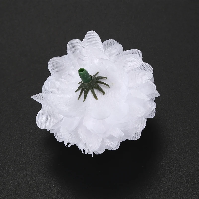30pcs Daisy Artificial Fake flower Silk Spherical Heads Bulk Wedding Party Decor,White 30pcs Daisy Artificial Fake flower Silk Spherical Heads Bulk Wedding Party Decor,White