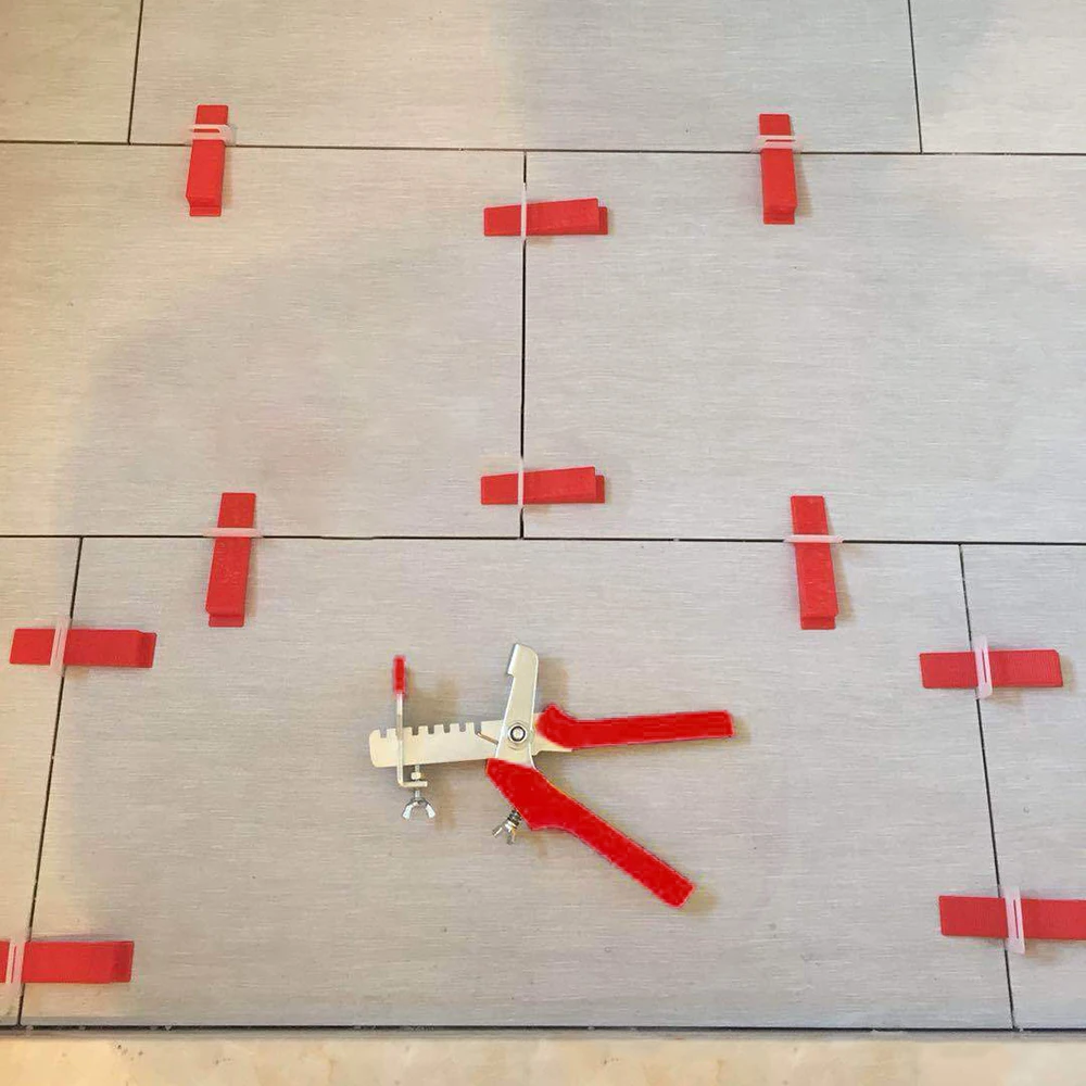 

Accurate Tile Leveling Pliers Tiling Locator Tile Leveling System Ceramic Tiles Installation Measurement Tool With 100 Clips