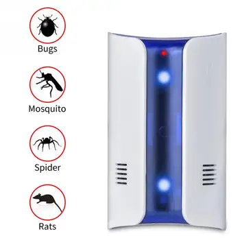 

1Pc Home Ultrasonic Pest Repeller Kitchen Pests Frequency Conversion Ultrasonic Multifunction Insect Repellent Pest Repeller