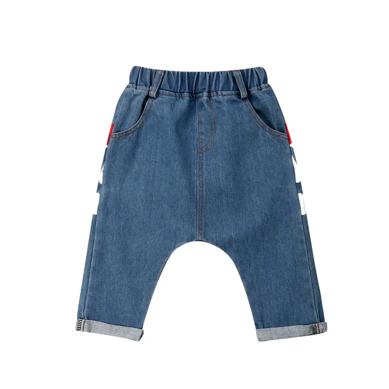 2019 Kid Jeans Toddler Baby Boy Girl Harem Pants Shark Denim Panties