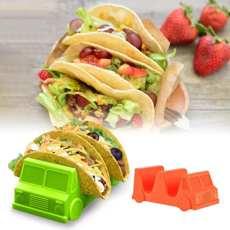 

Pancake Shelf Holder Mexican Food Taco Truck Tray Truck Taco Holder Stand Tortilla Roll Clips Car Shape Pancake Rack