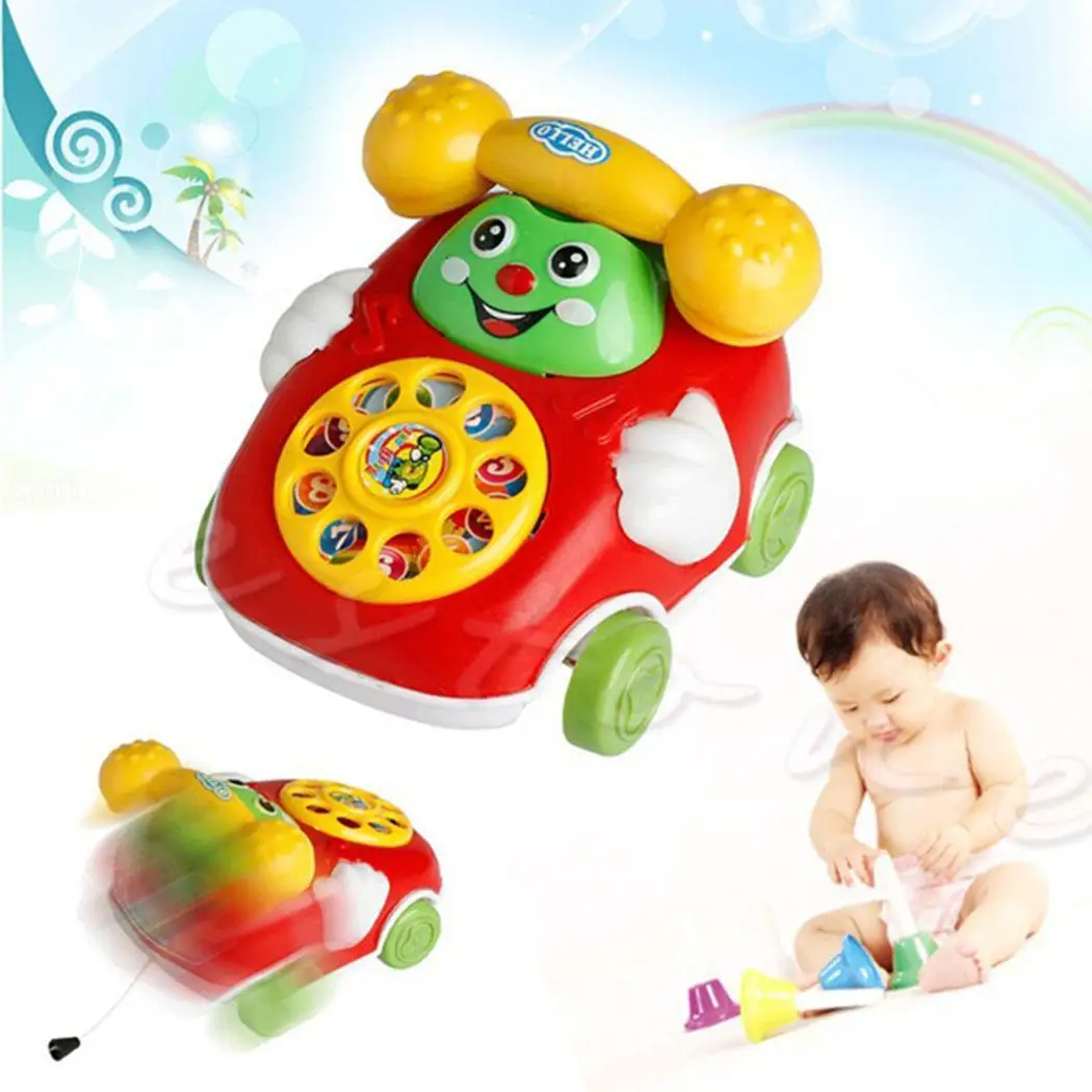

Children Sound Toy Pull Line Music Car Phone toy Educational Developmental Kids Toddlers gift