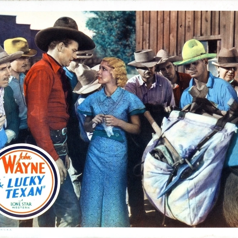 The Lucky Texan Movie Poster Masterprint (28 x 22) | Дом и сад